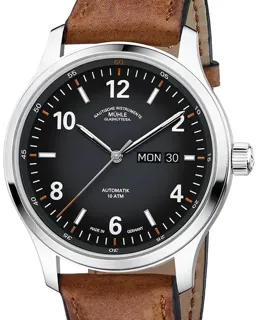 Mühle Glashütte Lunova M1-43-26-LB-II 42mm Titanium Black