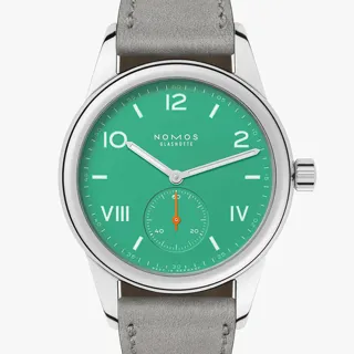 NOMOS Club 715 Stainless steel Green