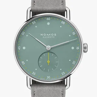 NOMOS Metro 1124 Stainless steel Green