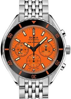 Doxa Sub 200 798.10.351.10 Stainless steel Orange