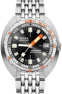 Doxa Sub 200 804.10.101S.10 39mm Stainless steel Black