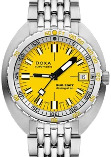 Doxa Sub 200 804.10.361.10 39mm Stainless steel Golden and Yellow