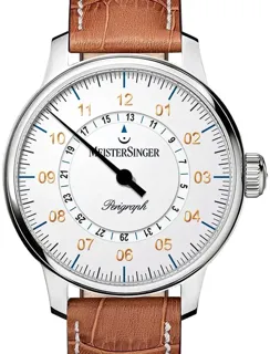 MeisterSinger Perigraph AM1001G Stainless steel White