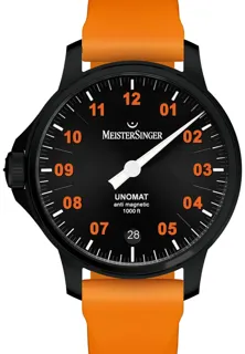 MeisterSinger Unomat ED-NL24 Stainless steel Black