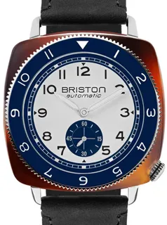 Briston Clubmaster 241639.SA.T.2NV.CH 39mm Stainless steel White