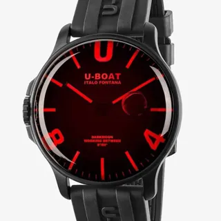 U-Boat Darkmoon 8466/C Stainless steel Black