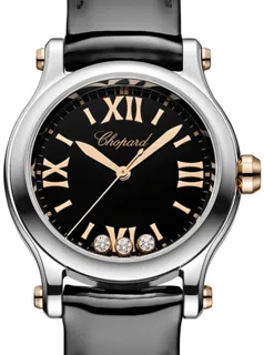 Chopard Happy Sport 278590-6015 Stainless steel Black