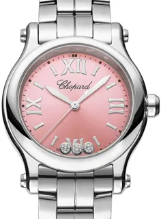 Chopard Happy Sport 278590-3012 Stainless steel Pink