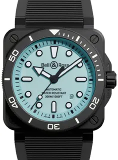 Bell & Ross BR 03 BR03A-D-LM-CE/SRB Ceramic Blue