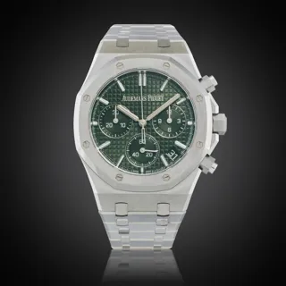 Audemars Piguet Royal Oak 26240ST.OO.1320ST.04 41mm Stainless steel Green