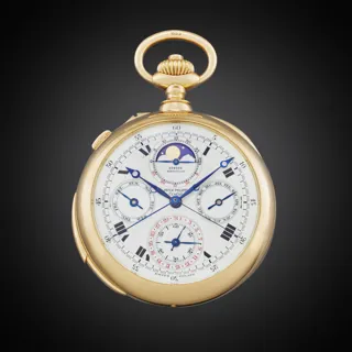 Patek Philippe Grand Complications 53.5mm 18k yellow gold Cream