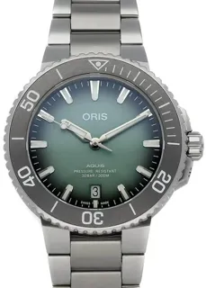 Oris Aquis 01 733 7732 4137-07 8 21 05PEB Stainless steel Green