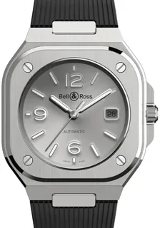 Bell & Ross Instruments BR05A-GR-ST/SRB Stainless steel Silver