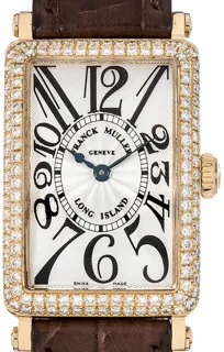 Franck Muller Long Island 900 QZ D 23mm White gold Blue