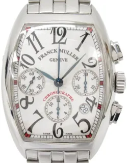 Franck Muller Cintree Curvex 7880 CC AT 49mm Stainless steel Silver