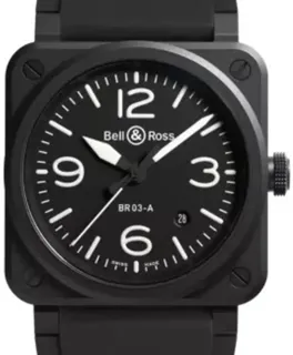 Bell & Ross Instruments BR03A-BL-CE/SRB Black ceramic Black