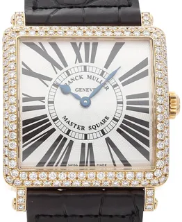 Franck Muller Master Square 6002 M QZ D 32mm Rose gold White