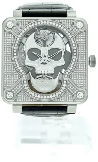 Bell & Ross Instruments BR01-SKULL-SK-FLD Stainless steel Silver