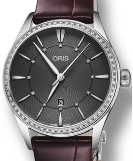 Oris Artelier Date 01 561 7724 4953-07 5 17 63FC Stainless steel Gray