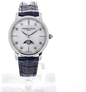 Frédérique Constant Slimline FC-206MPWD1S6 Stainless steel White