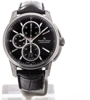 Maurice Lacroix Pontos PT6188-SS001-330 Stainless steel Black