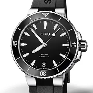 Oris Aquis 01 733 7731 4154-07 4 18 64FC Stainless steel Black