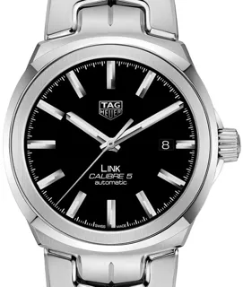 TAG Heuer Link Calibre 5 WBC2110.BA0603 Stainless steel Black