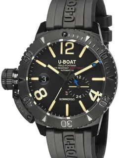 U-Boat Dive Watch 9015 Stainless steel Black