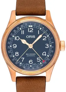 Oris Big Crown 01 754 7741 3165-07 5 20 58BR Bronze Blue