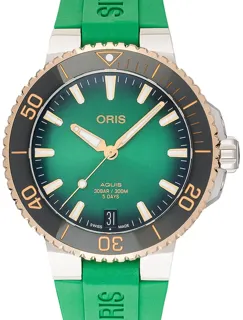 Oris Aquis 01 400 7769 6357-07 4 22 77FC Stainless steel Green