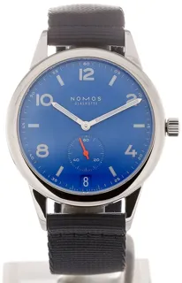 NOMOS Club Automat 777 Stainless steel Blue