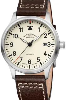 Mühle Glashütte Terrasport II M1-37-47-LB 40mm Stainless steel Beige