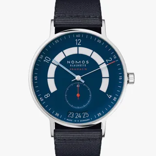 NOMOS Autobahn 1302 Stainless steel Blue