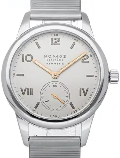 NOMOS Club Automat 748 Stainless steel White