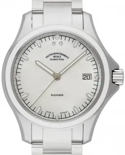 Mühle Glashütte S.A.R. Rescue-Timer M1-42-25-MB 39mm Ceramic and Stainless steel White