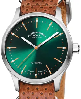 Mühle Glashütte Panova M1-40-76-LB-I Stainless steel Green