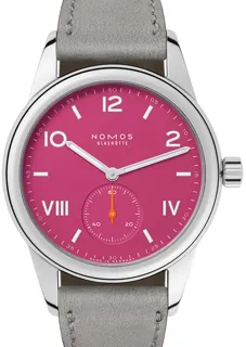 NOMOS Club 711 Stainless steel Pink