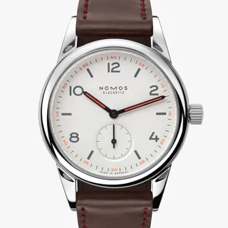 NOMOS Club 701 Stainless steel White