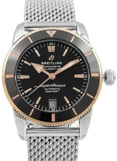 Breitling Superocean Heritage UB2010121B1A1 Stainless steel and Red gold Black