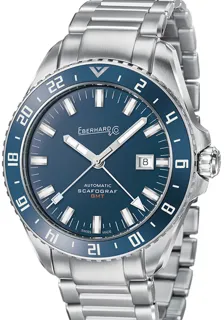 Eberhard & Co. Scafograf 41038.02 CAD Stainless steel Blue