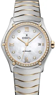 Ebel Sport Classic 1216430A 29mm Red gold$Stainless Steel White