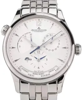 Jaeger-LeCoultre Master Geographic Q1428121 Stainless steel Silver