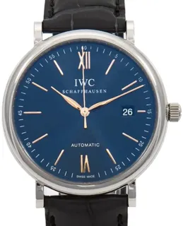 IWC Portofino IW356523 Stainless steel Blue