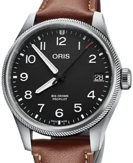 Oris Big Crown 01 751 7761 4164-07 6 20 07LC Stainless steel Black