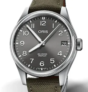 Oris Big Crown ProPilot Date 01 751 7761 4063-07 3 20 03LC Stainless steel Gray