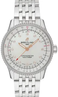 Breitling Navitimer A17395211A1A1 Stainless steel White