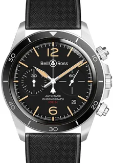 Bell & Ross BR V2 BRV294-HER-ST/SRB Stainless steel Black