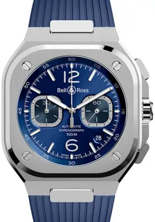 Bell & Ross Urban BR05C-BU-ST/SRB Stainless steel Blue