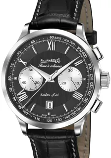 Eberhard & Co. Extra Fort 31956.8 CP Stainless steel Black