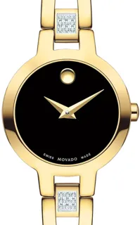 Movado Amorosa 607155 Stainless steel and PVD Black